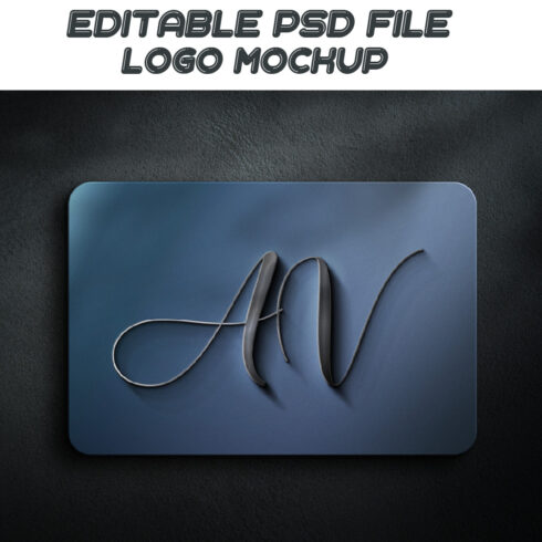 3D Logo Mockup design cover image.