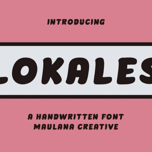 Lokales Handwritten Font cover image.