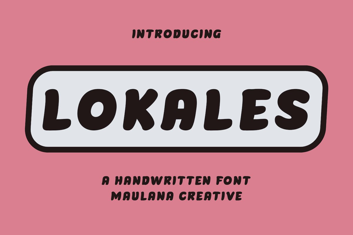 Lokales Handwritten Font cover image.