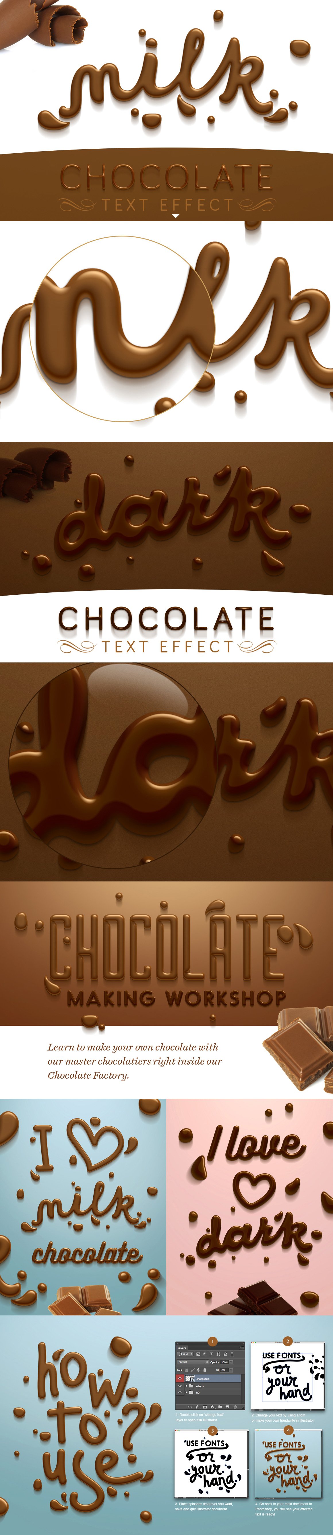 Chocolate Text Effectcover image.