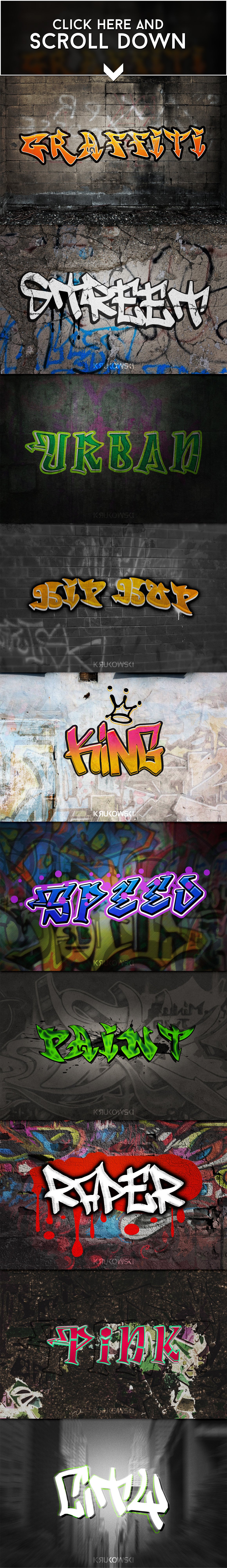 Graffiti Text Effectspreview image.
