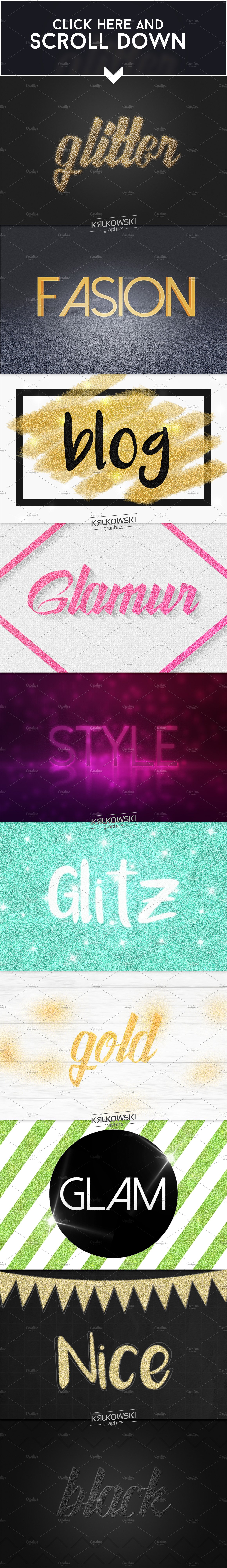 Glitter Text Effectpreview image.