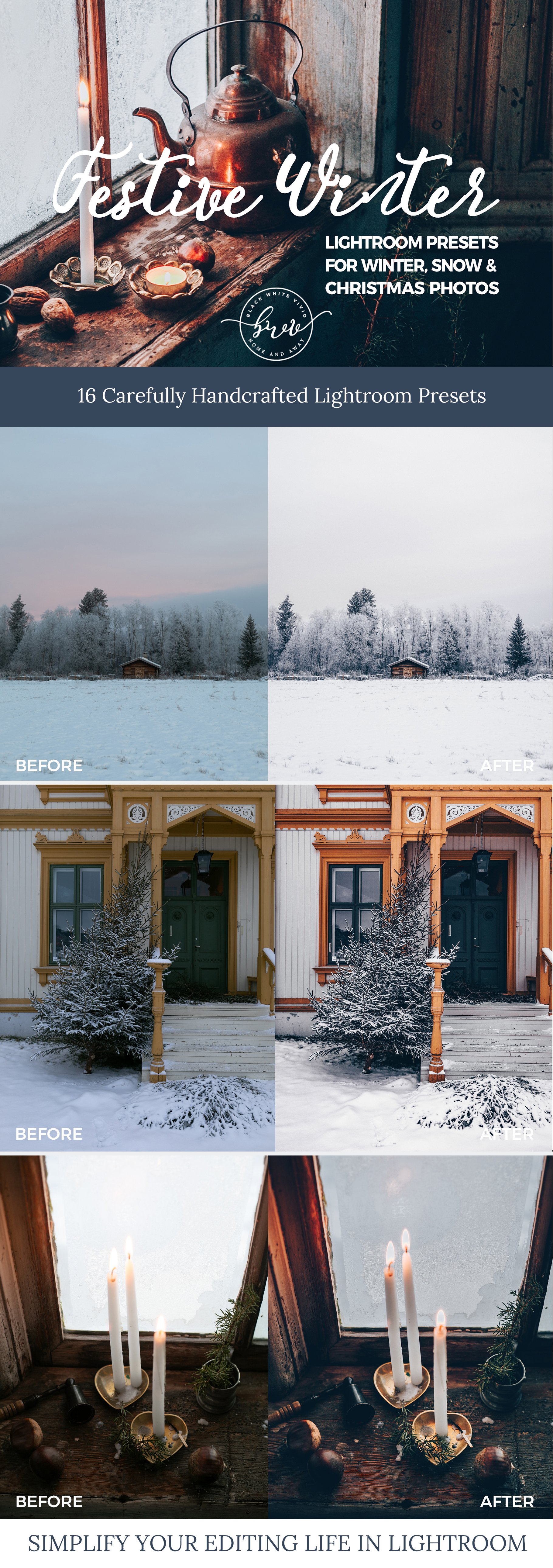 Festive Winter Preset Bundlecover image.