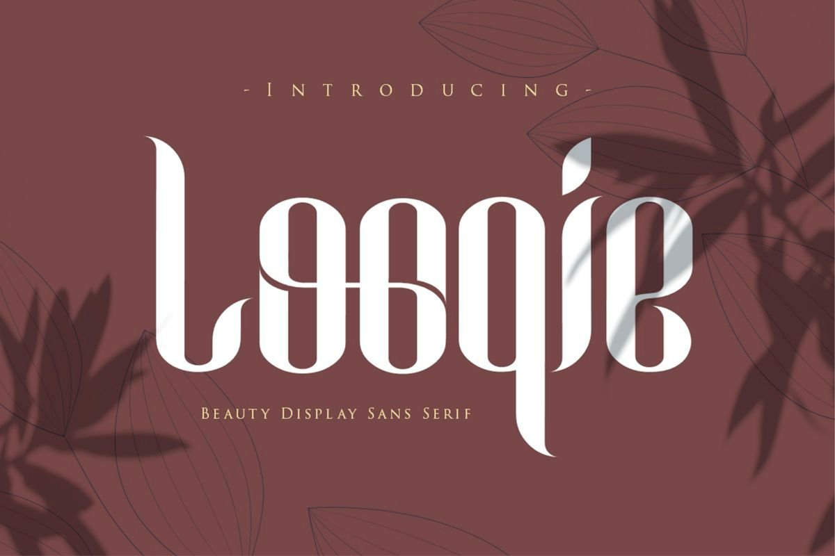 Looqie | Beauty Display Font cover image.