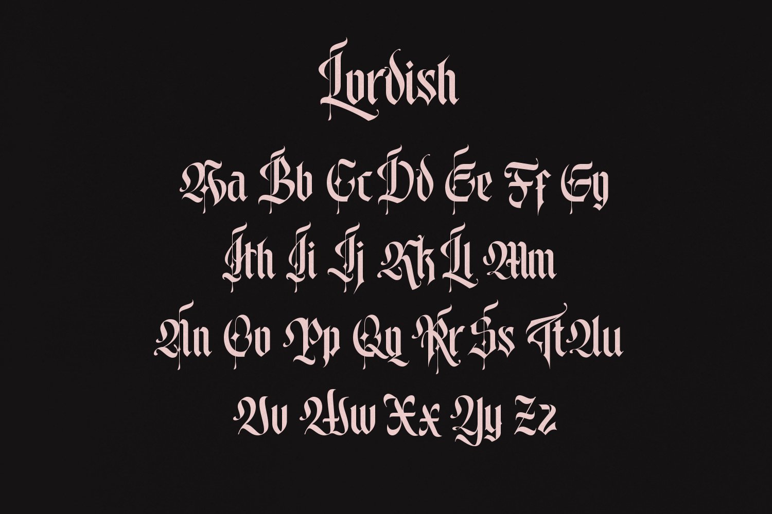 lordish blackletter font 486