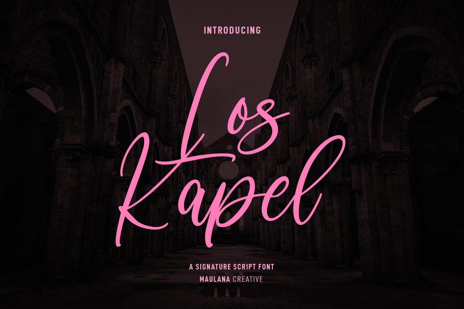 Los Kapel Script Font cover image.