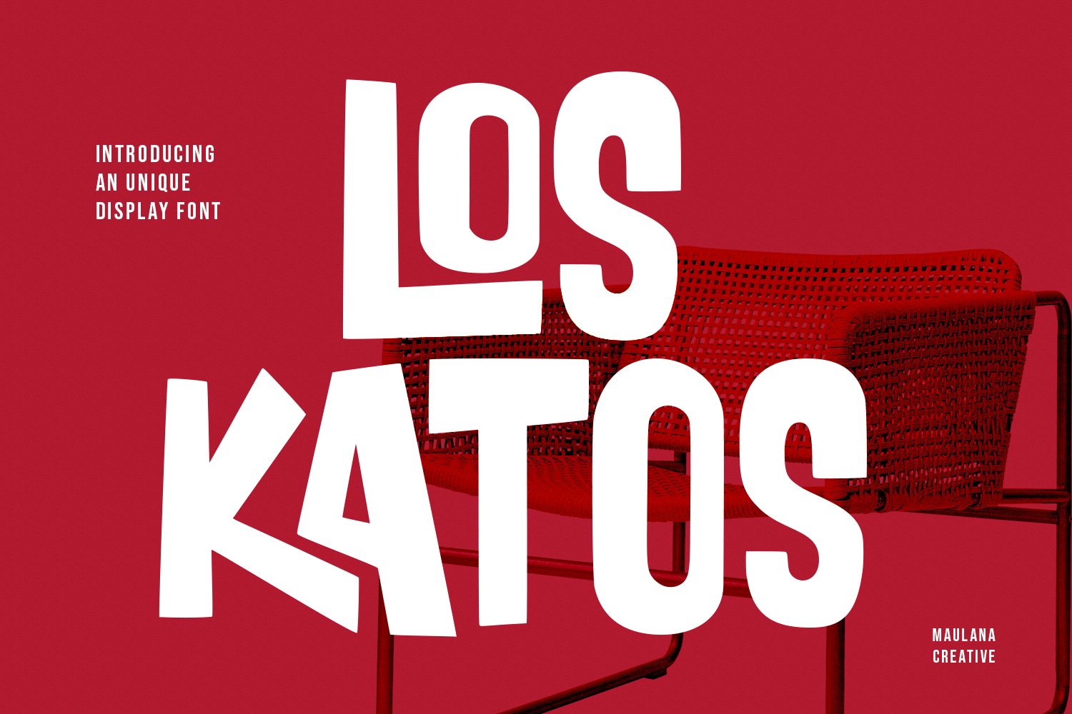 Loskatos Unique Display Font cover image.