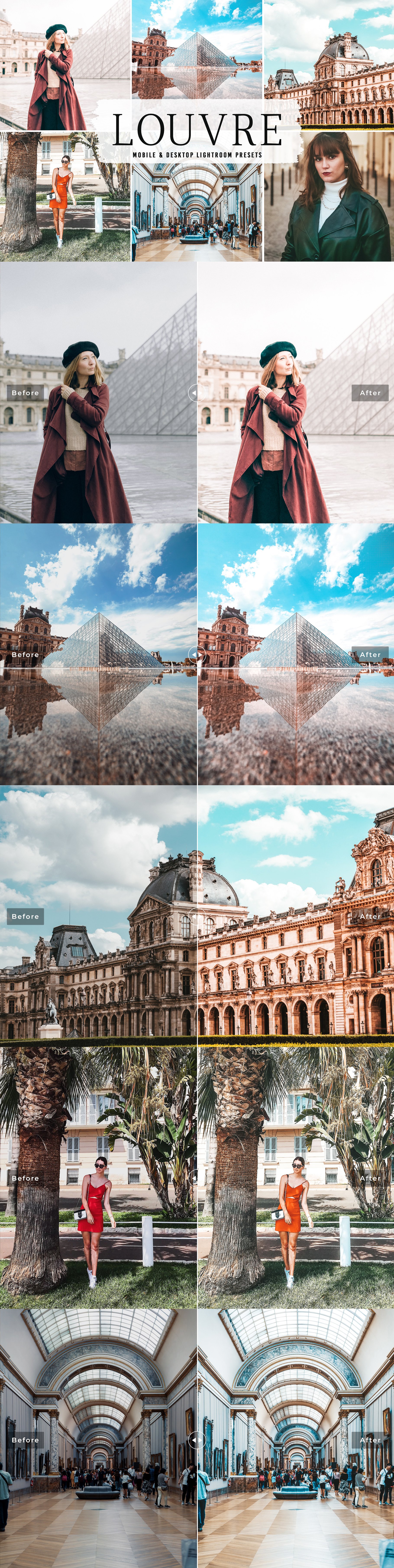 Louvre Pro Lightroom Presetscover image.