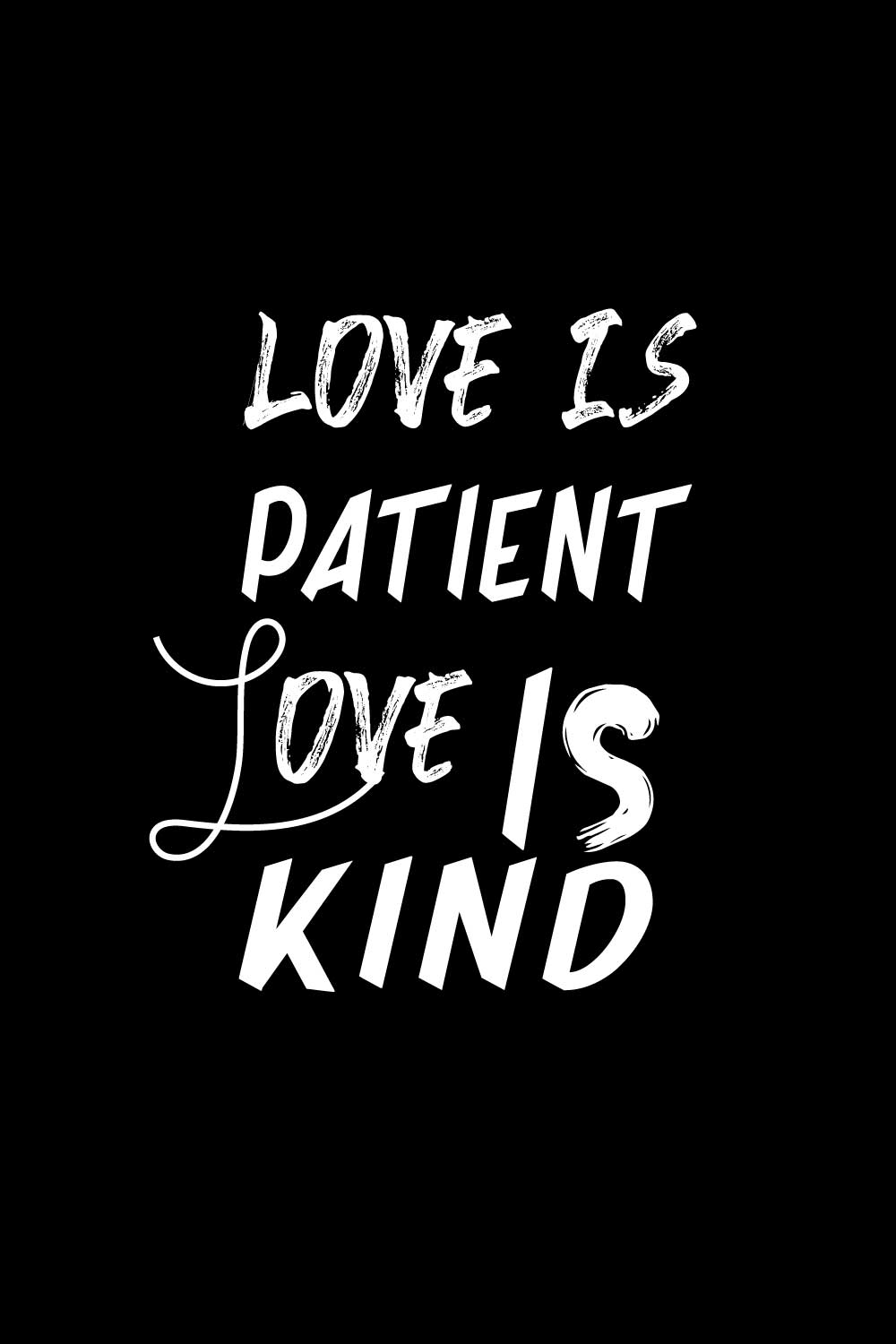 love is paitent love is kind pinterest preview image.