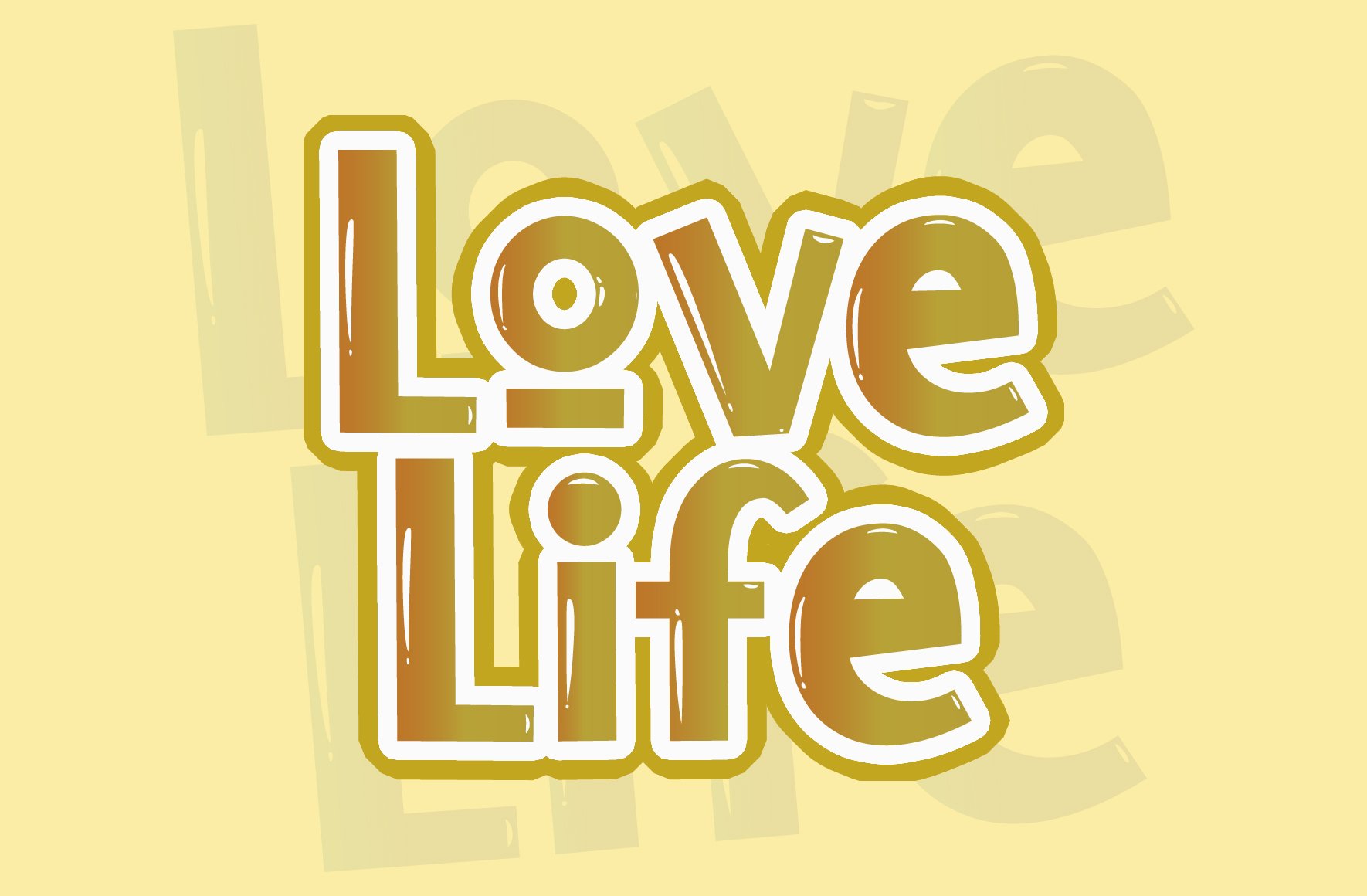 Love Life + Bonus Heart SVG preview image.