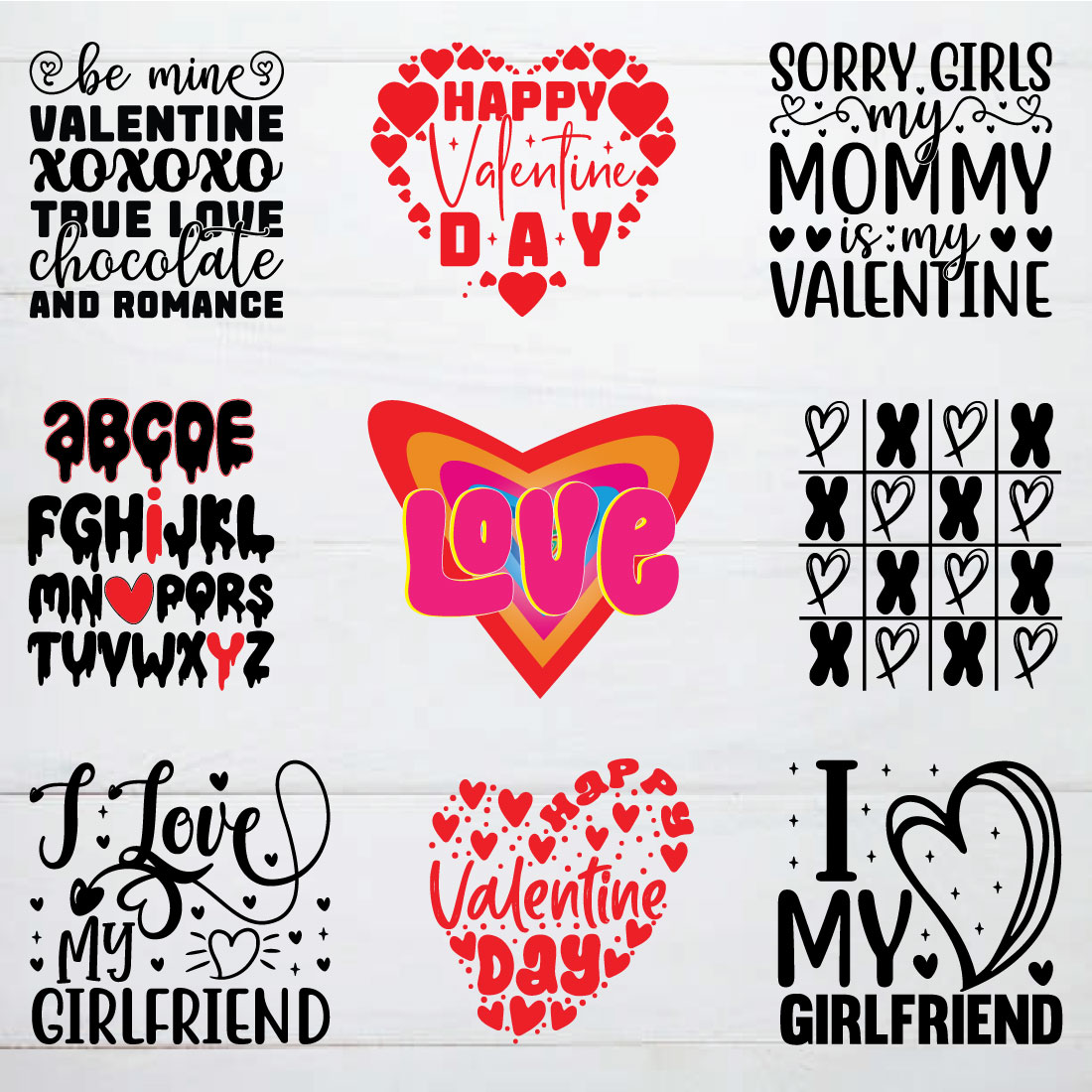 14 valentine\\\'s day bundle, happy valentine day, love day, rose day, preview image.