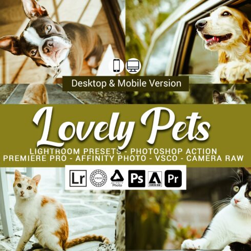 Lovely Pets Lightroom Presetscover image.