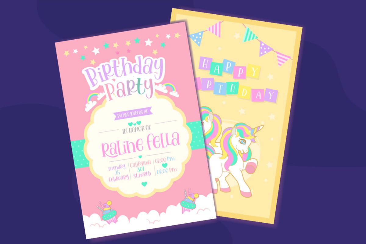 Lovely Unicorn - 3 Display Font preview image.