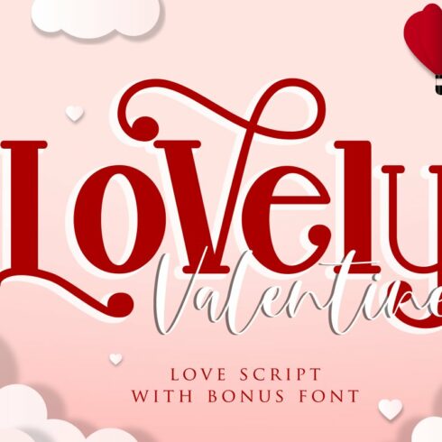 Lovely Valentine | Love Script Font cover image.