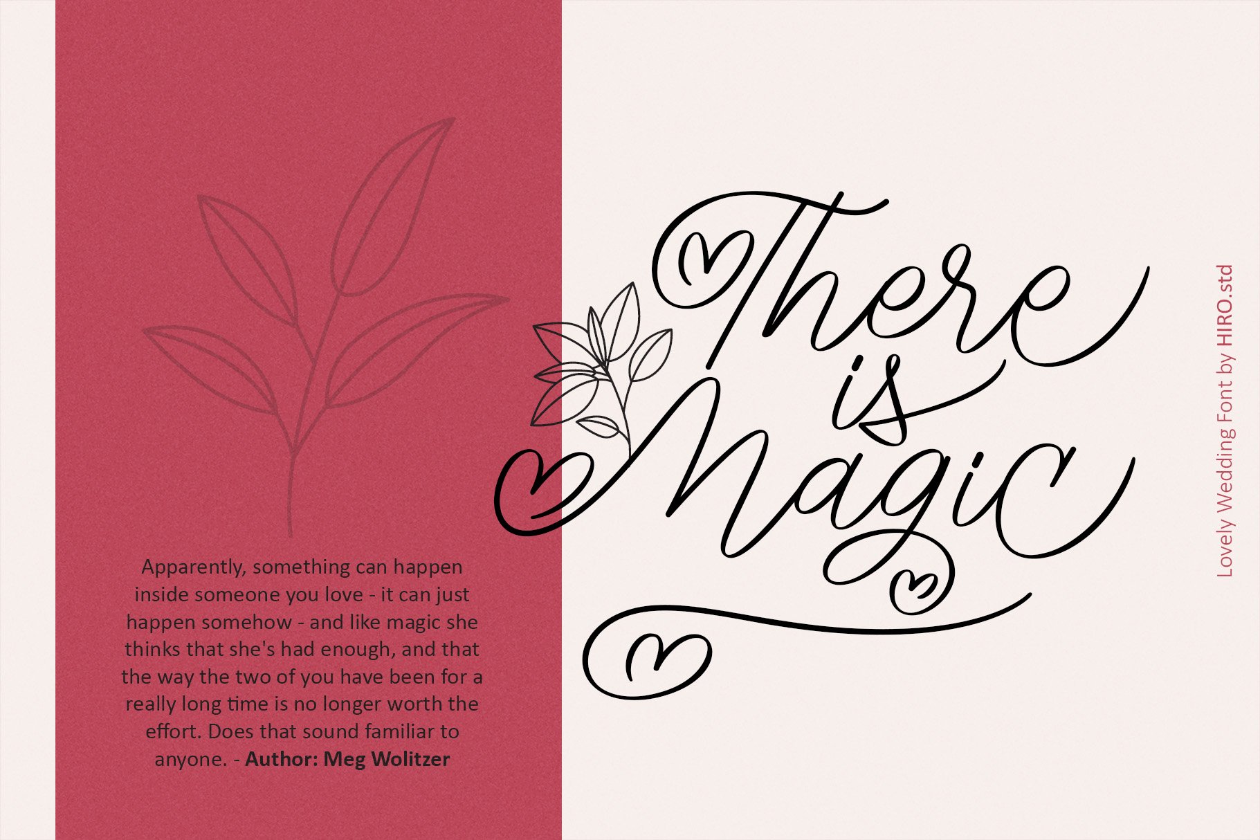 Lovely Wedding - Wedding Script Font preview image.