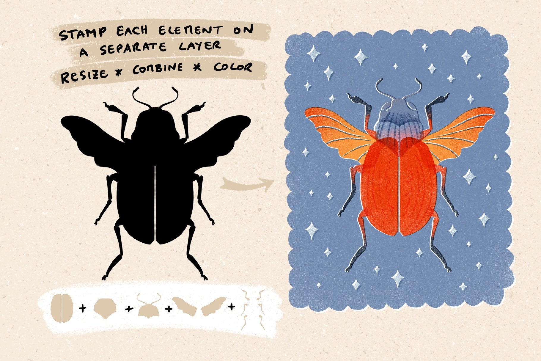 Lovely Bugs for Procreatepreview image.