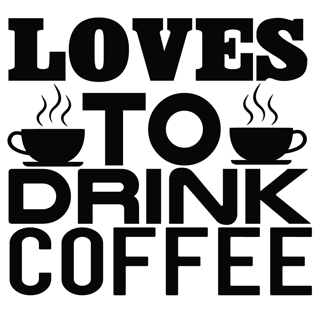 Loves to drink coffee preview image.