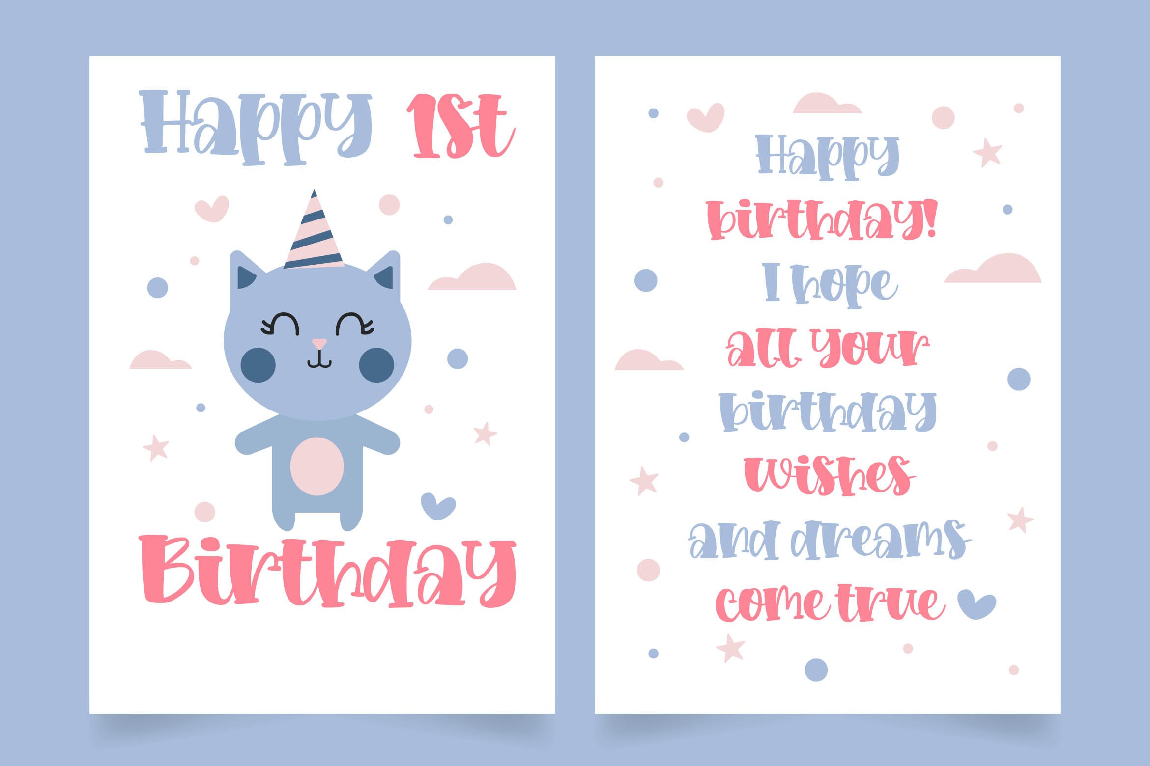 Loving kitten a Quirky Font preview image.