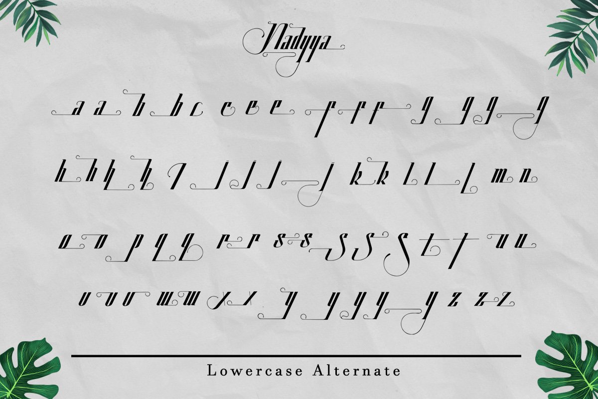 lowercase alternate 625