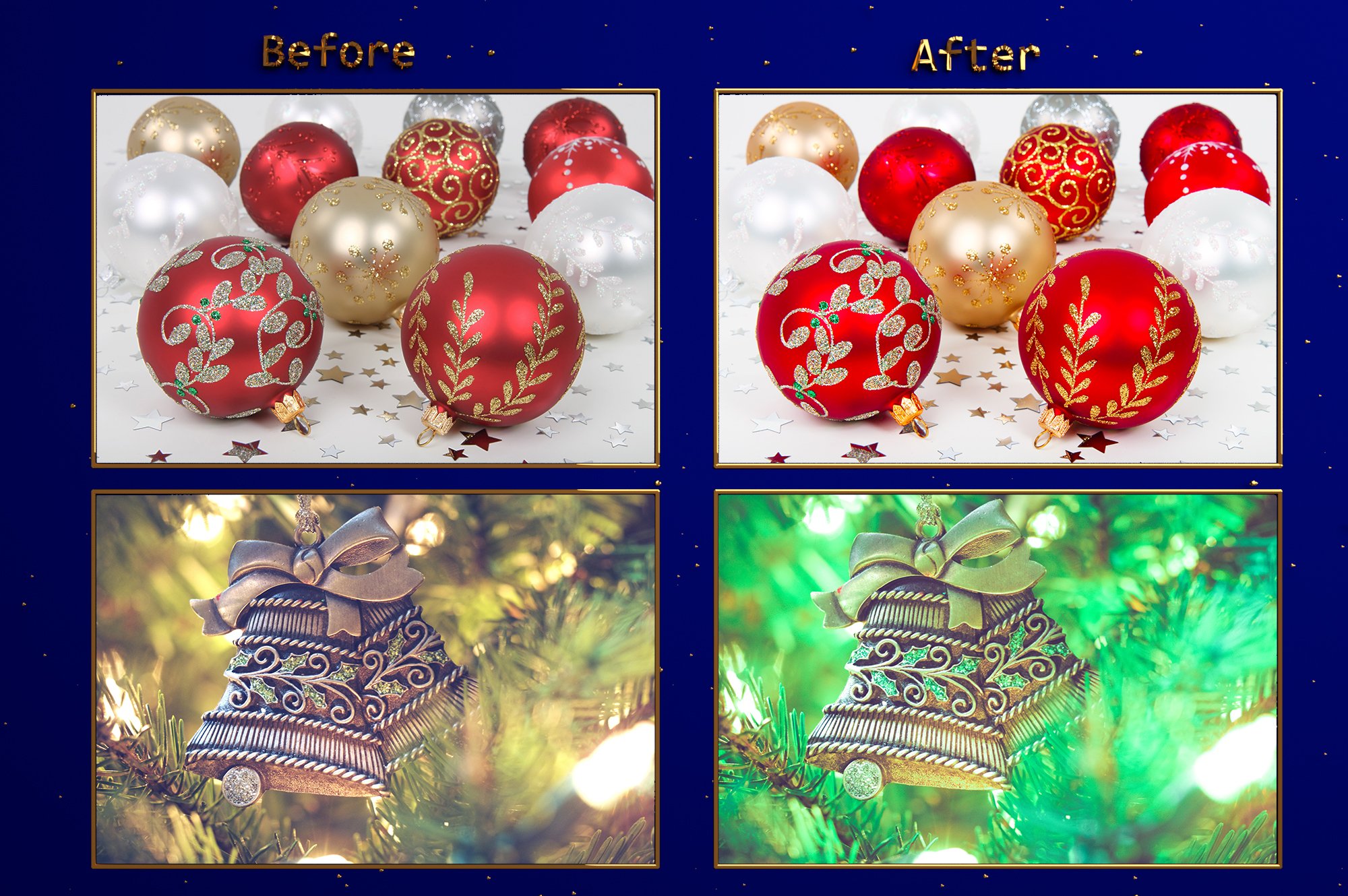 XMAS - Christmas Ornaments Lr Presetpreview image.