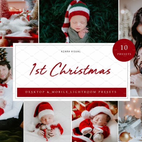 10xFirst Christmas Lightroom Presetcover image.