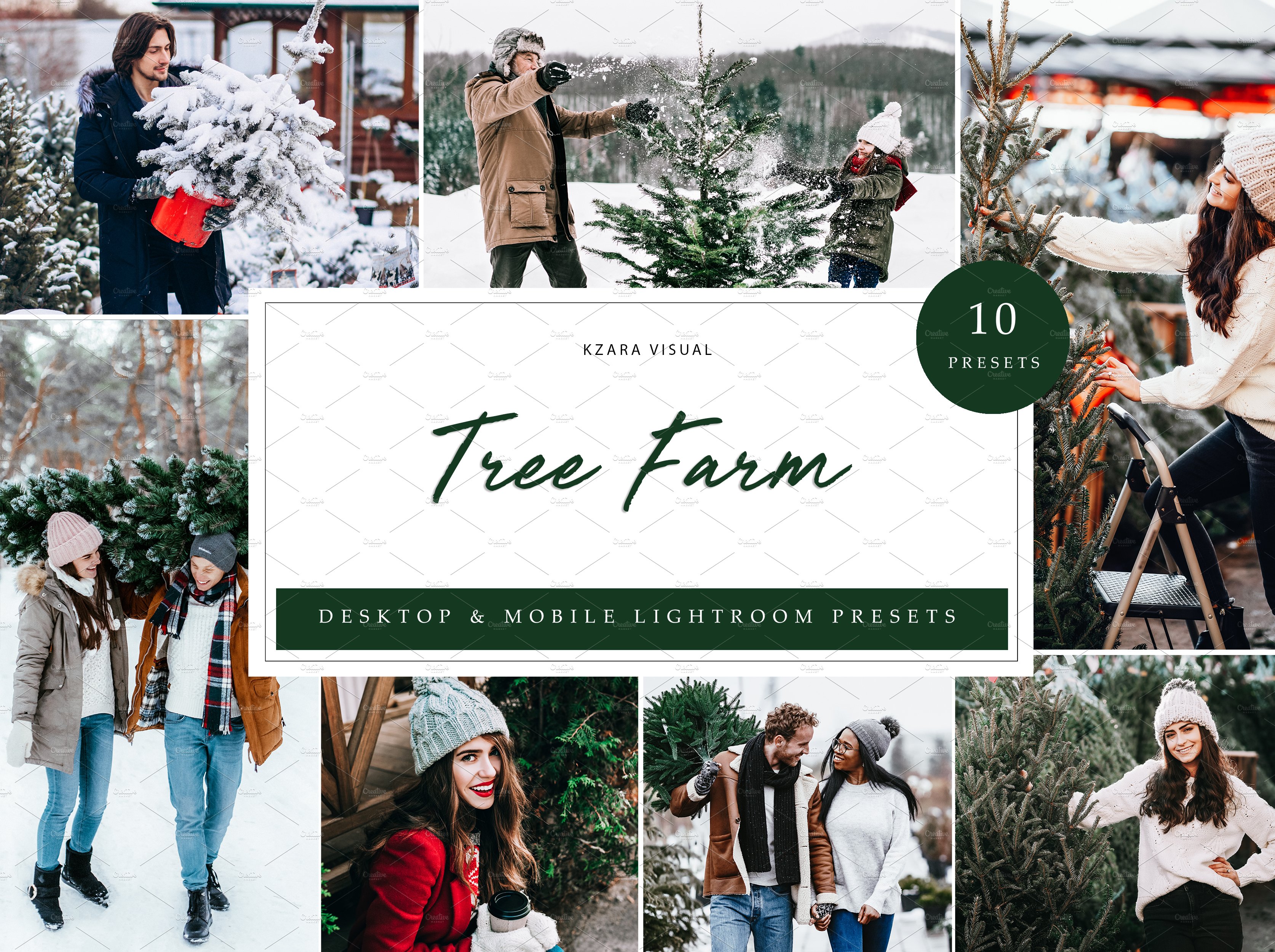 12 x Lightroom Presets, Tree Farmcover image.