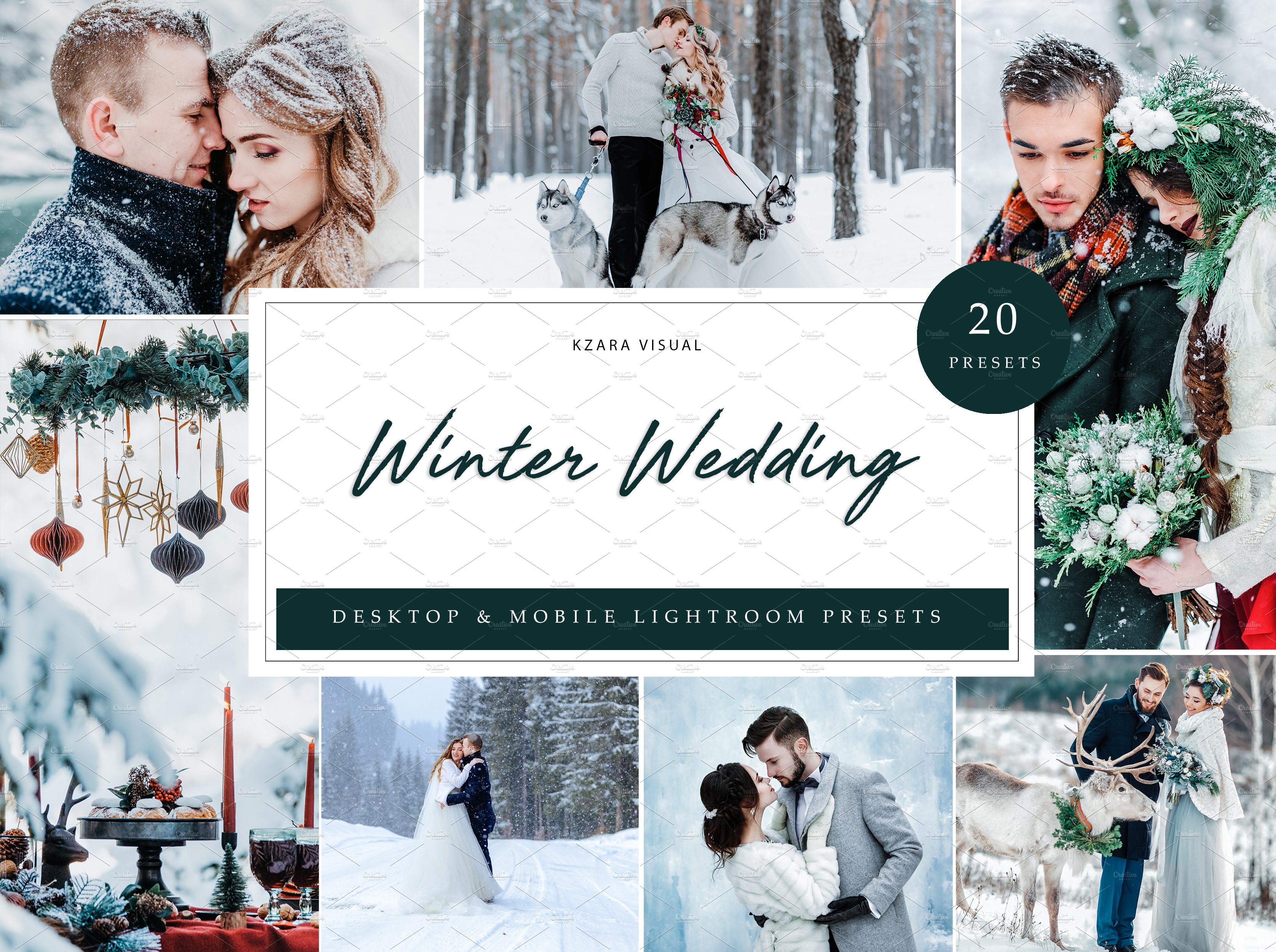20x Winter Wedding Lightroom Presetscover image.