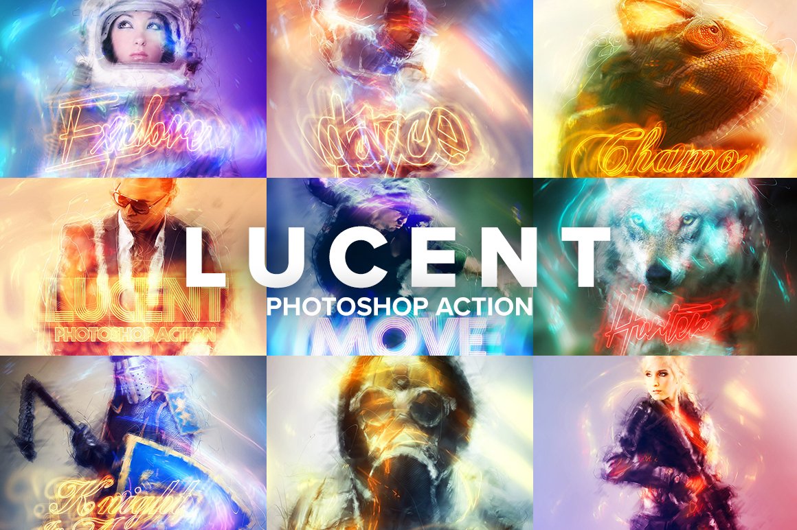 Lucent Photoshop Actioncover image.