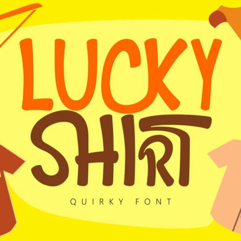 Lucky Shirt - Quirky Ligature Font cover image.