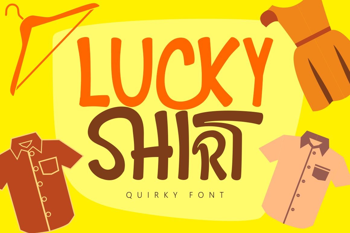 Lucky Shirt - Quirky Ligature Font cover image.