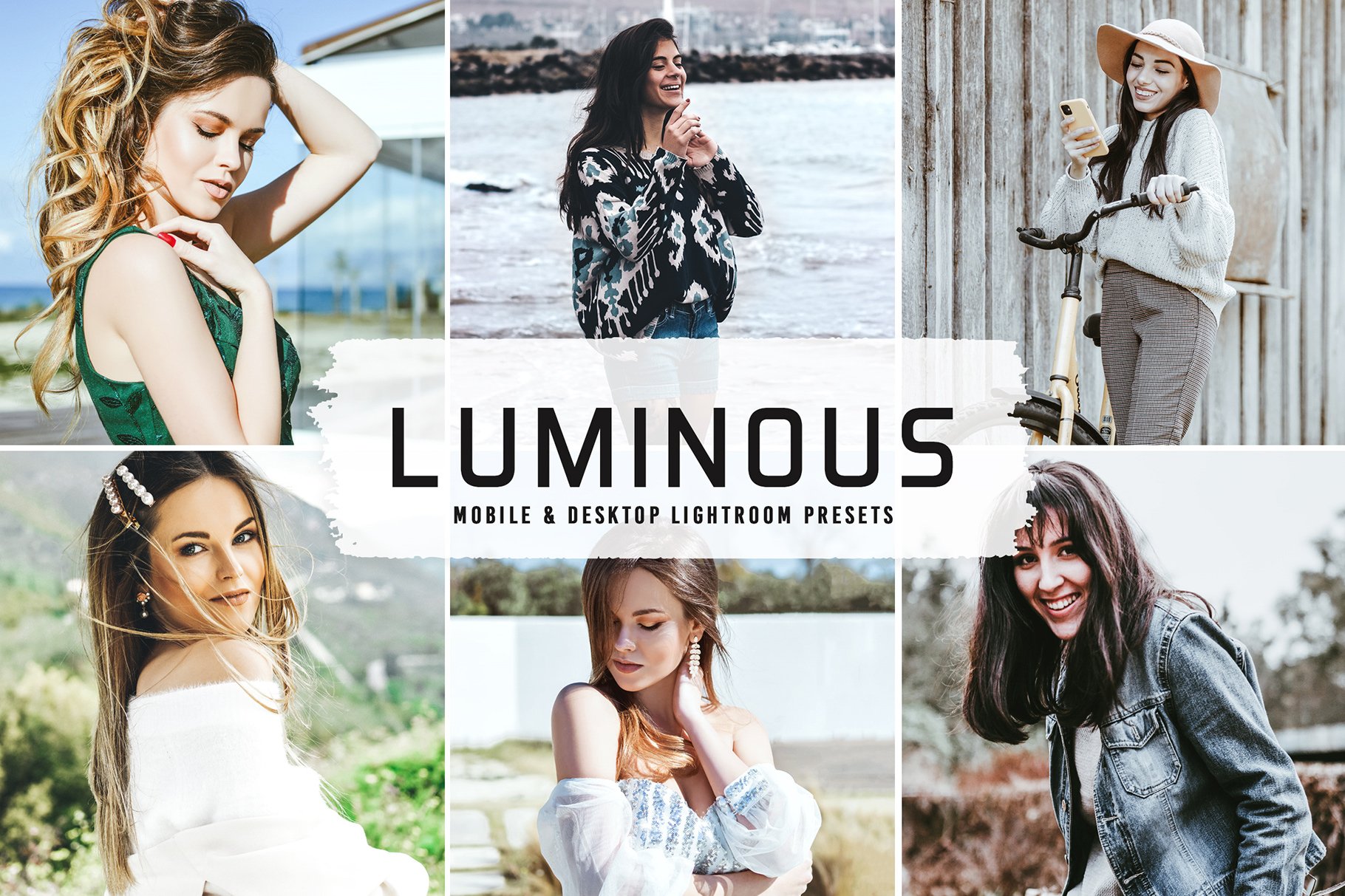 Luminous Pro Lightroom Presetscover image.