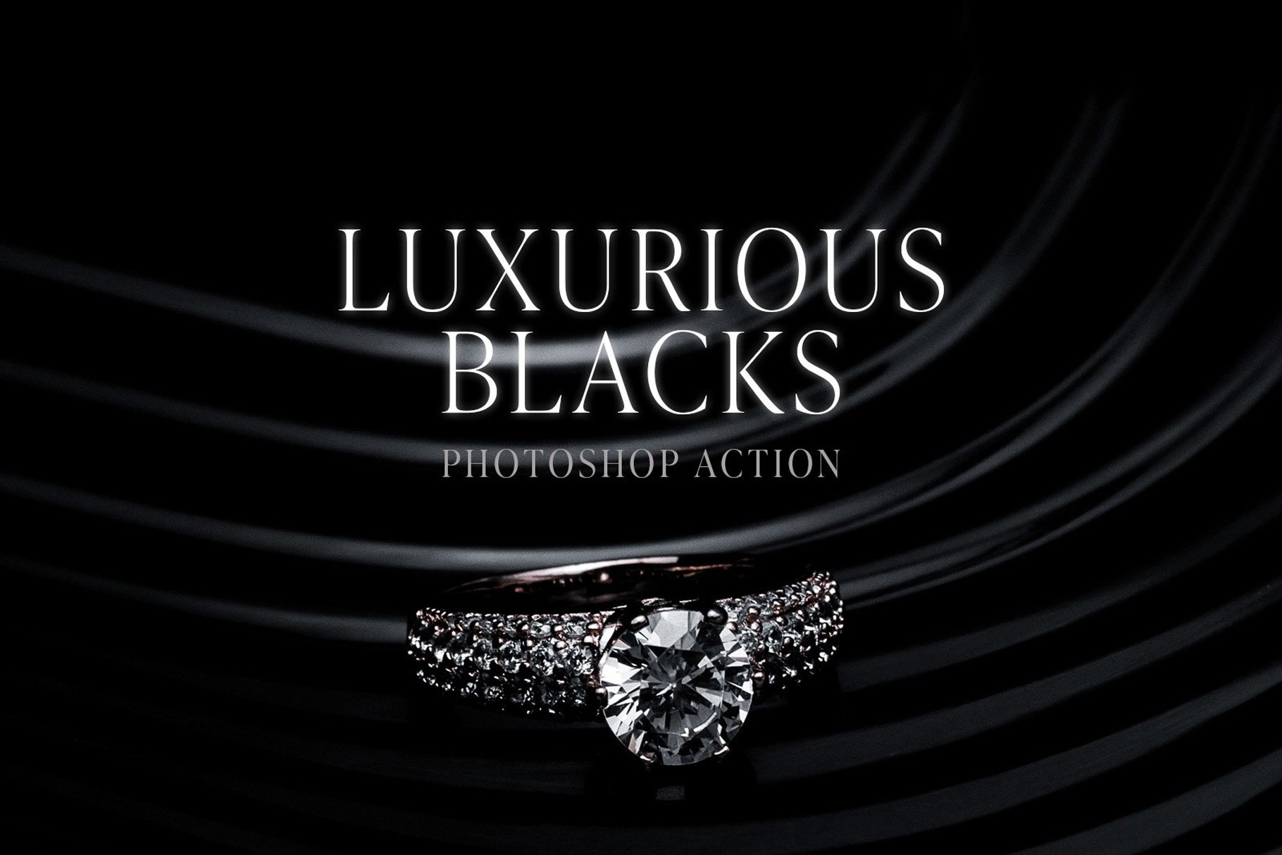 Luxurious Blacks Photoshop Actioncover image.