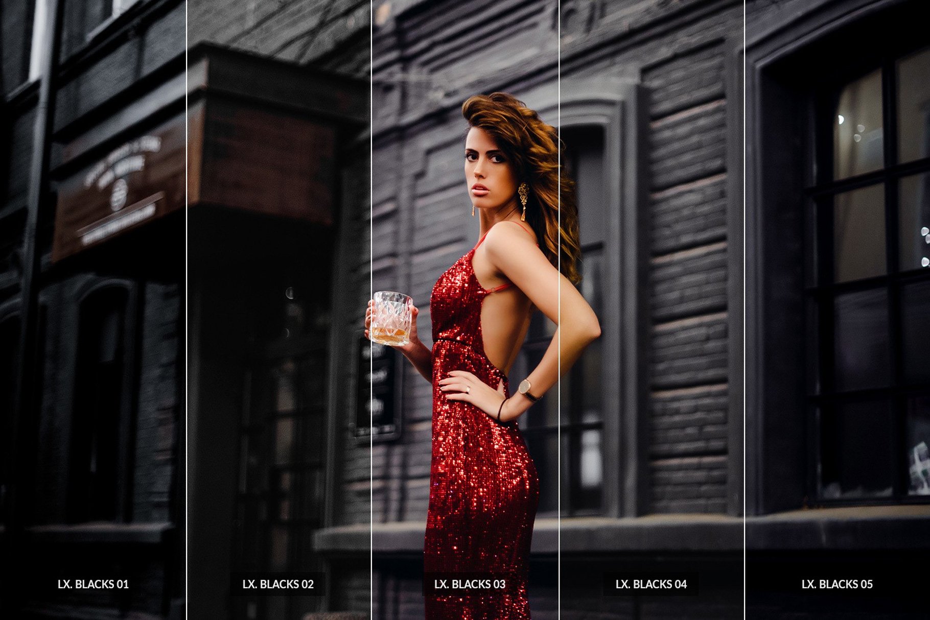 luxurious blacks photoshop action preview cm 3 35