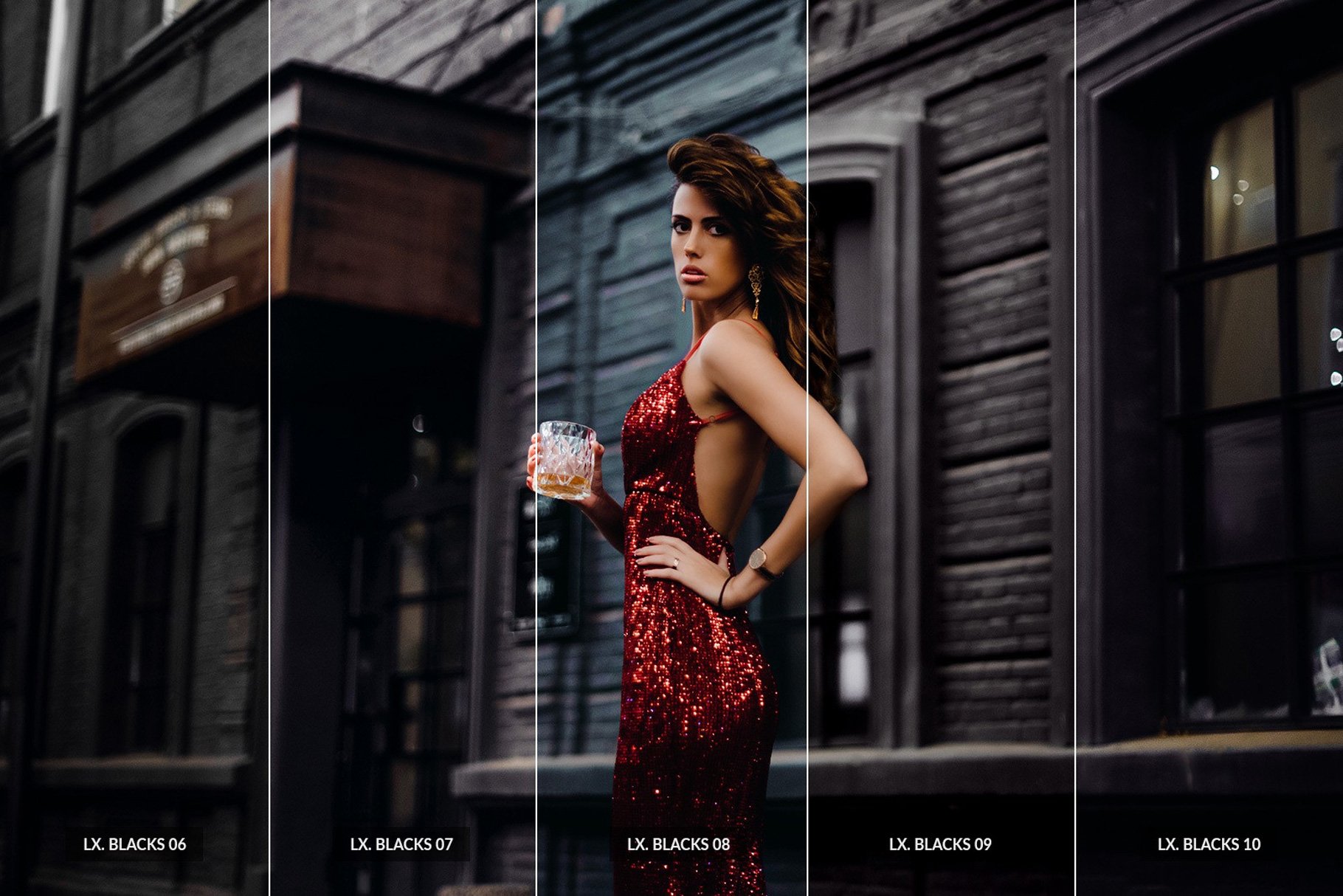 luxurious blacks photoshop action preview cm 4 1