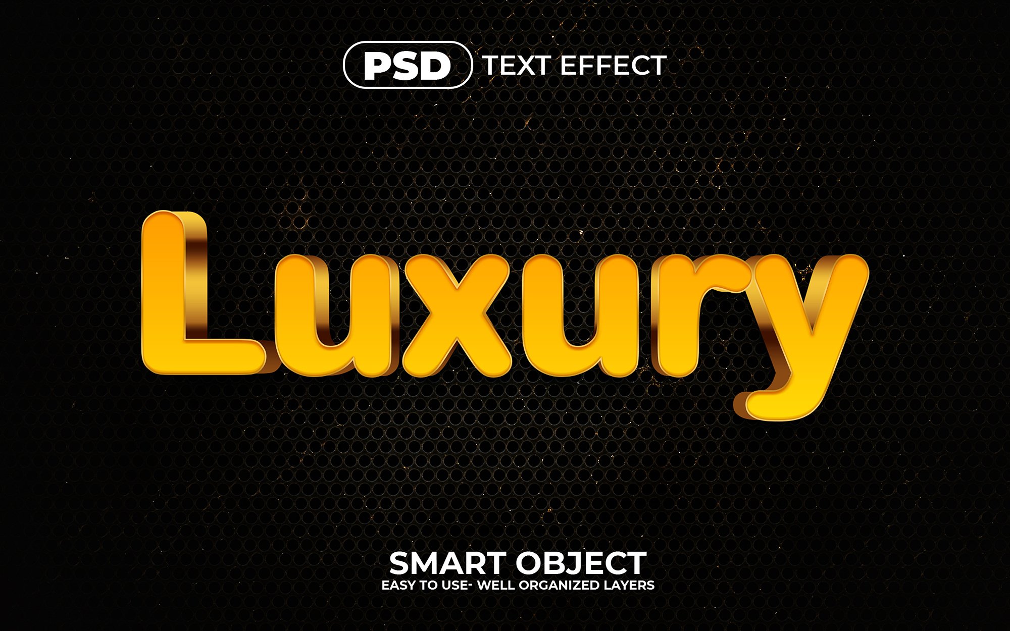 Luxury 3d Editable Text Effect Stylecover image.