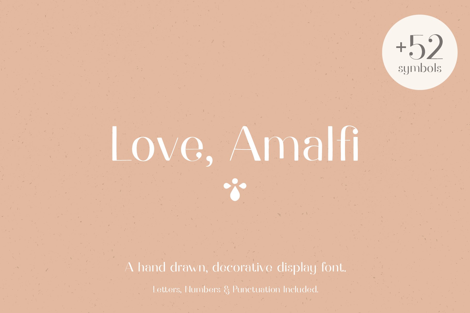 Love, Amalfi Display Font cover image.