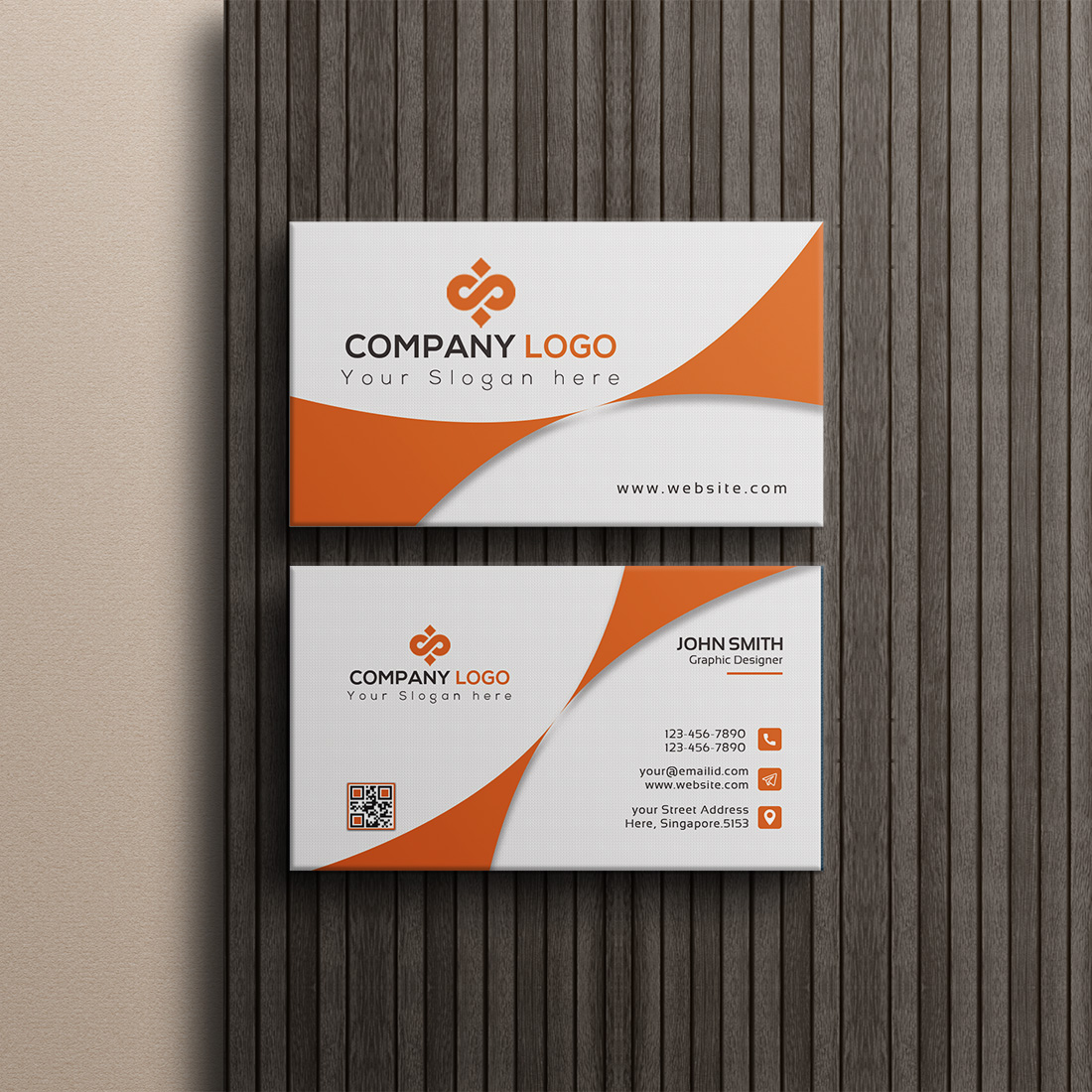 Corporate Business Card cover image.