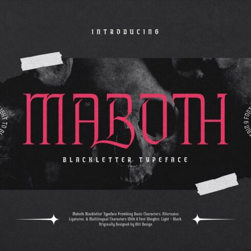 Maboth Typeface cover image.