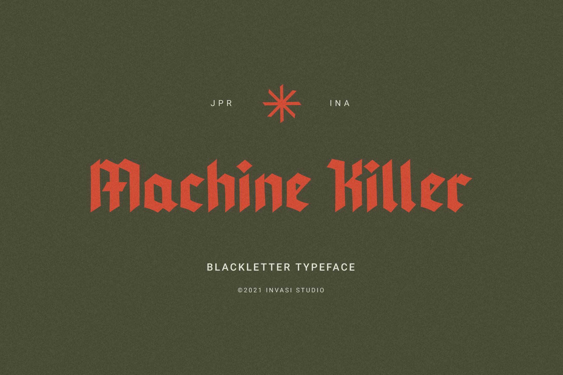 Machine Killer - Blackletter cover image.