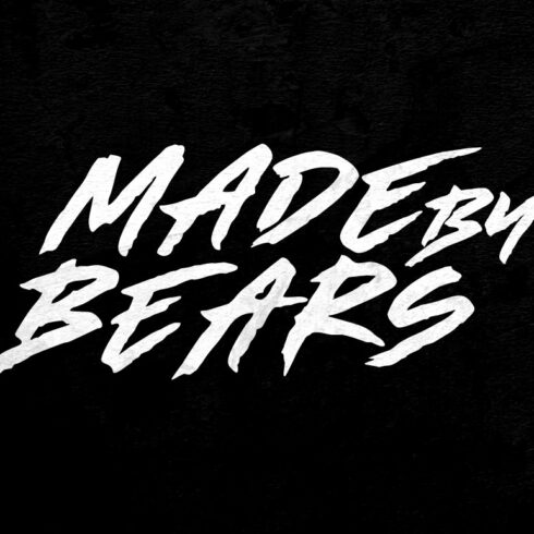 Made by Bears - Font cover image.