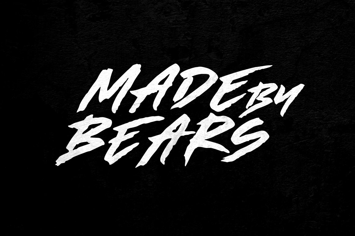 Made by Bears - Font cover image.