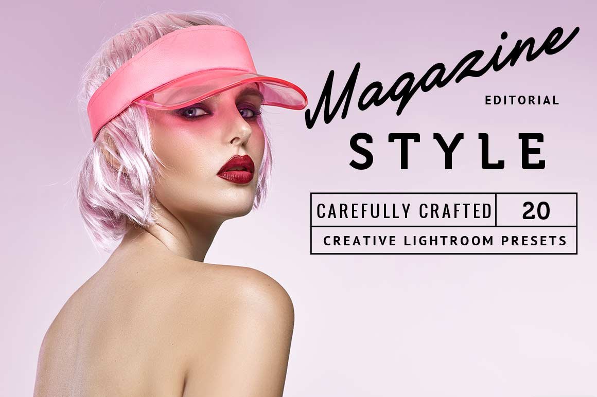 20 Magazine Style Lightroom Presetscover image.
