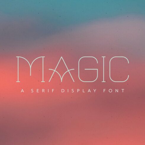 Magic All Caps Serif Monogram Font cover image.