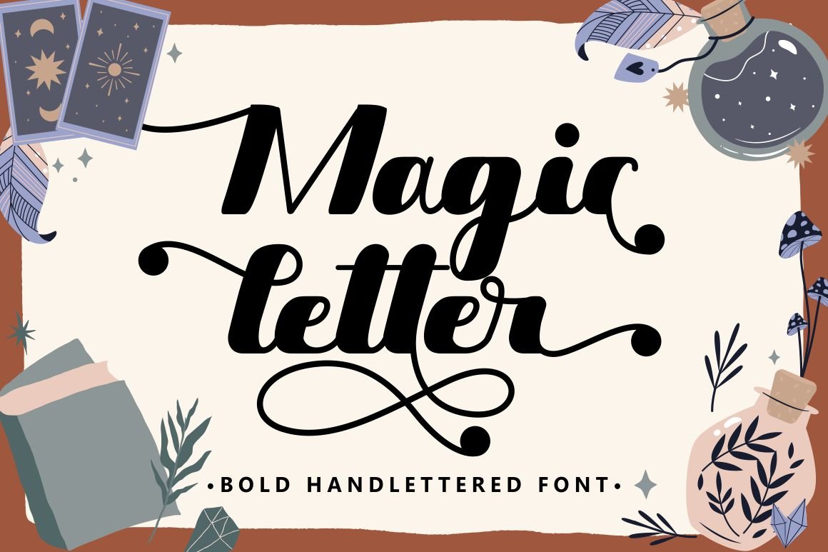 Magic Letter - Bold Hand-Lettered cover image.