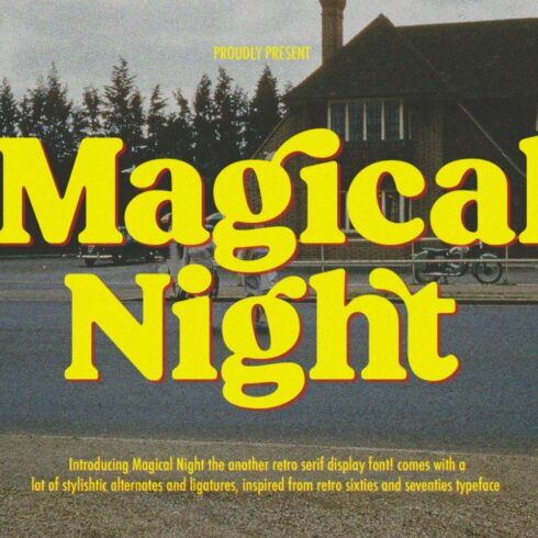 Magical Night - Retro Serif cover image.