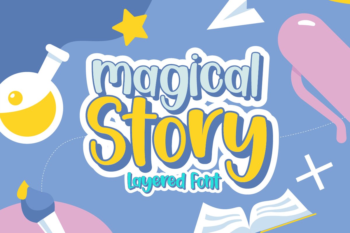 Magical Story - Trio Layered Fonts cover image.