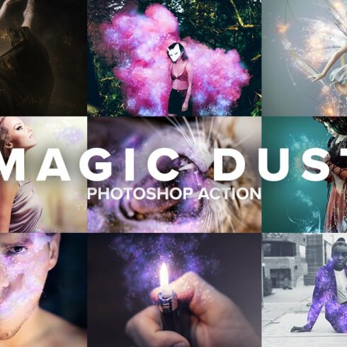 Magic Dust Photoshop Actioncover image.