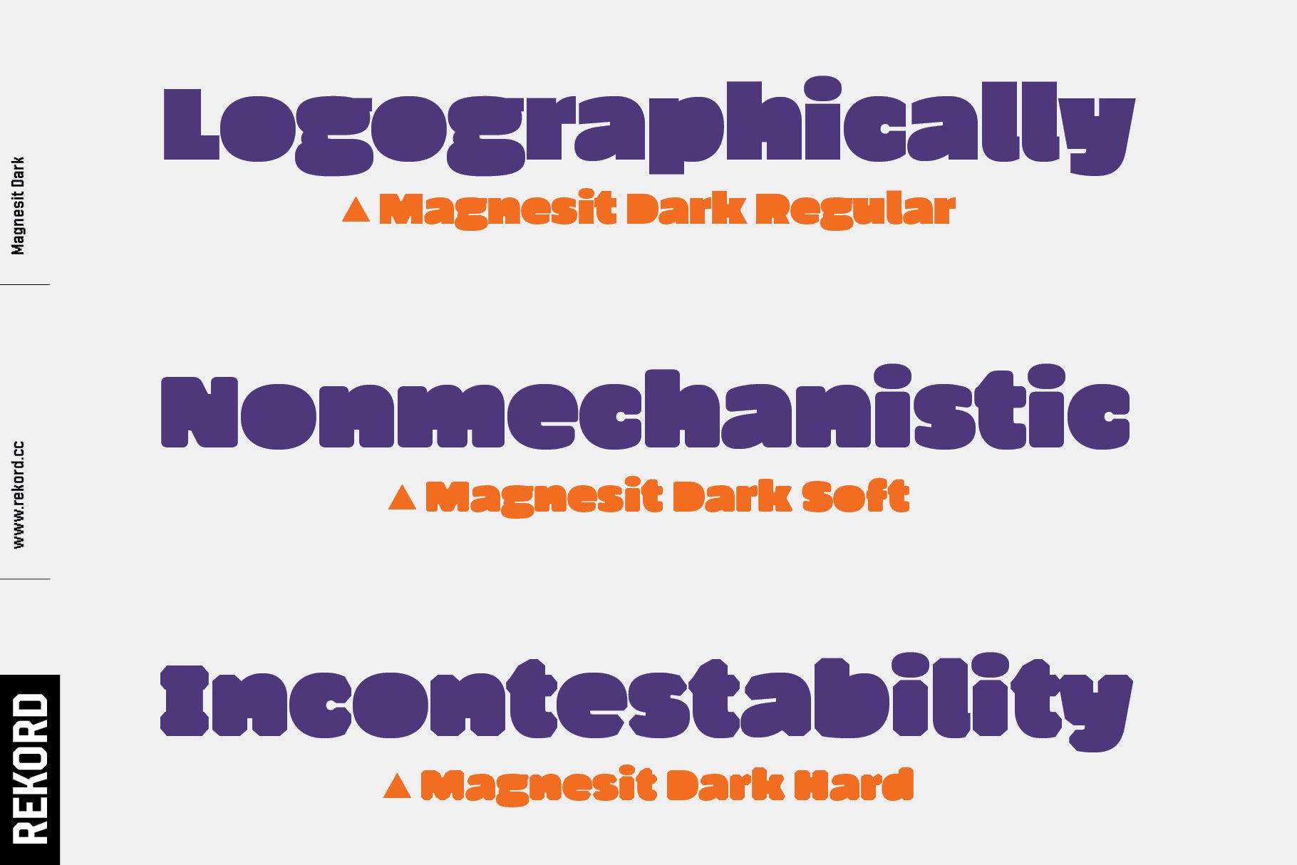 Magnesit Dark UltraBold Fonts preview image.