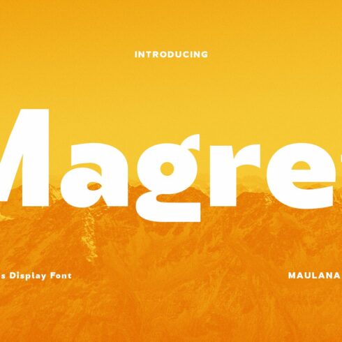 Magret Display Font cover image.