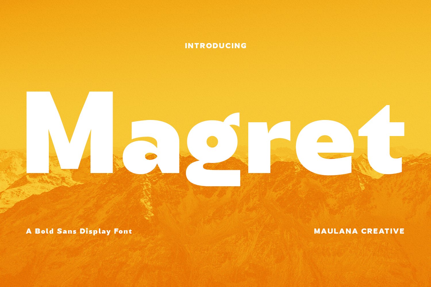 Magret Display Font cover image.